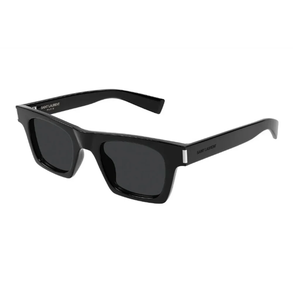 NEW SAINT LAURENT SQUARE SUNGLASSES SL719 001 BLACK UNISEX SL 719 001 EYEWEAR